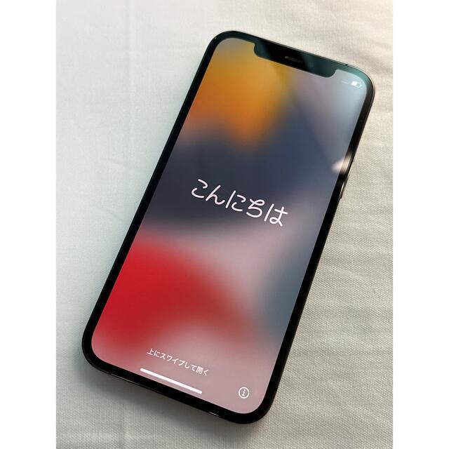 Apple(アップル)の【美品】iPhone 12 Pro 256GB グラファイト SIMフリー スマホ/家電/カメラのスマートフォン/携帯電話(スマートフォン本体)の商品写真