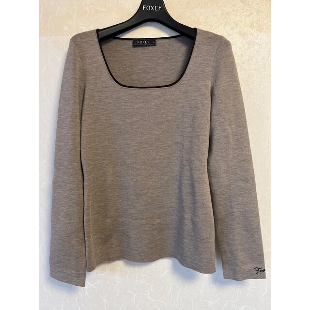⭐︎新品未使用⭐︎FOXEY ウールトップス スキッパー SP品 ニット