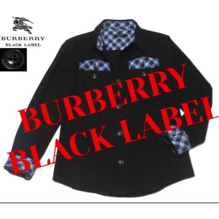 バーバリーブラックレーベル(BURBERRY BLACK LABEL)の希少　BURBERRY  BLACK LABEL 羊毛混ジャケット(ブルゾン)