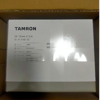 タムロン28-75mm F/2.8 Di III VXD G2新品未開封