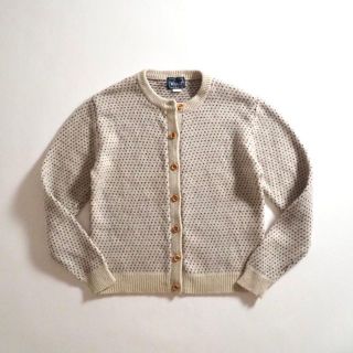 ウールリッチ(WOOLRICH)のウールリッチ　ウール１００％　カーディガン　バーズアイニット　美品(カーディガン)