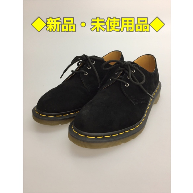 【新品未使用】Dr.Martens 3ホールシューズ SOFTBUCK ブラック