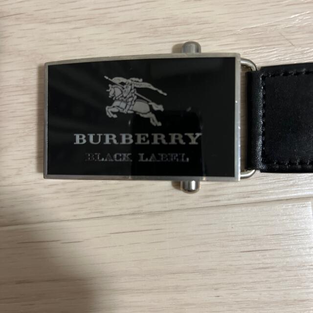 BURBERRY BLACK LABEL(バーバリーブラックレーベル)のバーバリーブラックレーベルベルト。ブラック。 メンズのファッション小物(ベルト)の商品写真