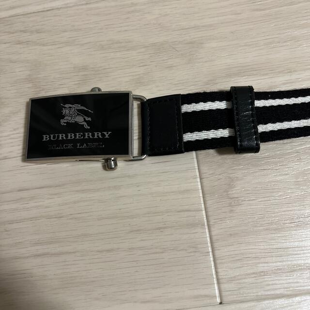 BURBERRY BLACK LABEL(バーバリーブラックレーベル)のバーバリーブラックレーベルベルト。ブラック。 メンズのファッション小物(ベルト)の商品写真