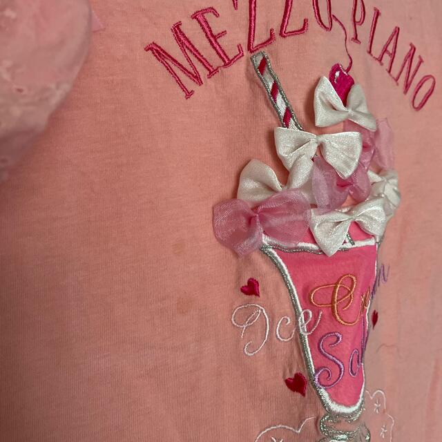 mezzo piano(メゾピアノ)のmezzo piano🦩夏物セール✨5点セット キッズ/ベビー/マタニティのキッズ服女の子用(90cm~)(Tシャツ/カットソー)の商品写真