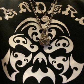 クロムハーツ(Chrome Hearts)のクロムハーツ　ラージクロスボール　ペーパーチェーンセット　インボイス原本無修正(ネックレス)