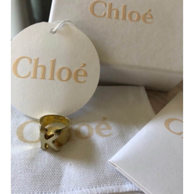 Chloe(クロエ)の【中古】chloe イニシャルシリーズ　K レディースのアクセサリー(リング(指輪))の商品写真