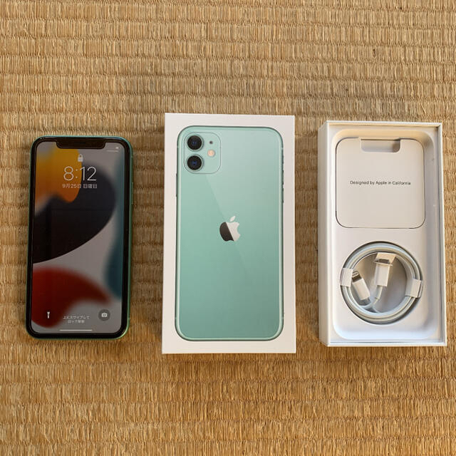 素敵でユニークな iPhone - 美品 Apple iPhone 11 グリーン 128 GB SIM