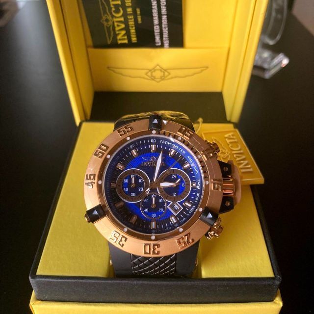 予約】 新品未使用 INVICTA インビクタ サブアクア ゴールド 腕時計