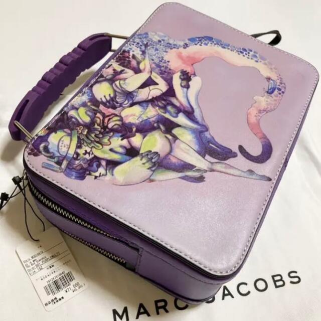 新品 定価7.1万円 MARC JACOBS ✖️ ローレンサイ　コラボバッグパープル系仕様