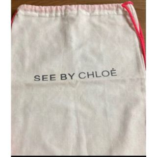 シーバイクロエ(SEE BY CHLOE)の【美品】See by chloe 53✖️54cm リュック風袋(その他)