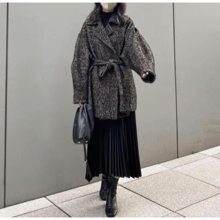 クラネ(CLANE)のCLANE クラネ MIX LOOP TWEED BOX COAT(ピーコート)