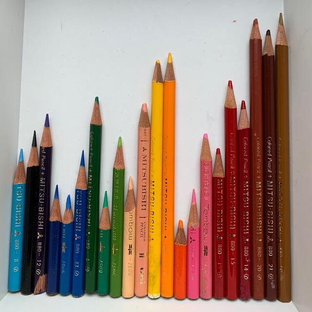 三菱鉛筆 - 色鉛筆 おまとめ22本の通販 by りくりくまま's shop