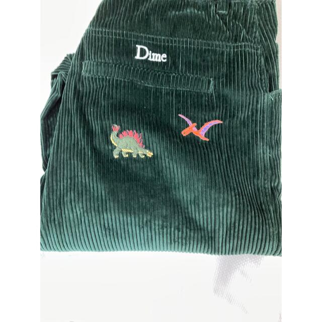 DIME DINO BAGGY CORDUROY PANTS GREEN メンズのパンツ(スラックス)の商品写真