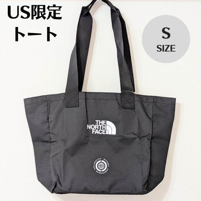 THE NORTH FACE(ザノースフェイス)の【US限定】ノースフェイス トートバッグ エコバッグ Sサイズ　黒 レディースのバッグ(トートバッグ)の商品写真