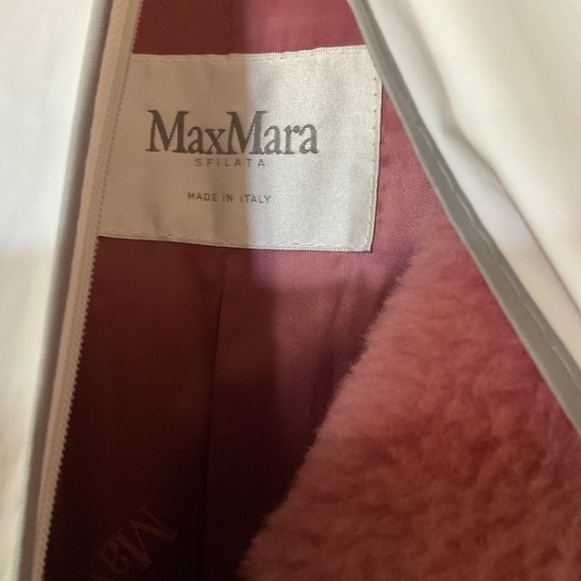 MAX MARA*TEDDY BEAR テディベア アイコン コート　S ピンク