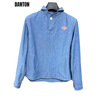 ダントン(DANTON)の匿名発送　美品　DANTON ダントン　デニムボタンカットソー　サイズ34(Tシャツ(長袖/七分))
