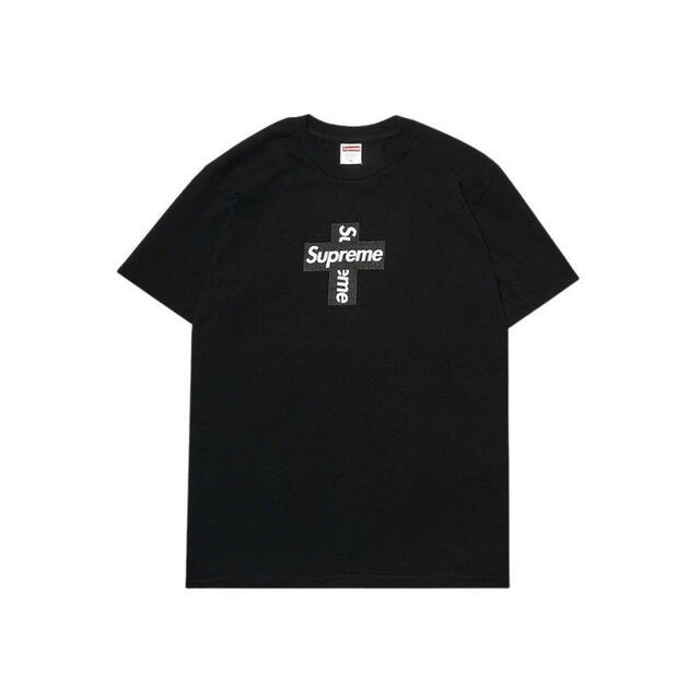 保障できる Supreme - Tee Logo Box Cross Supreme Tシャツ+カットソー