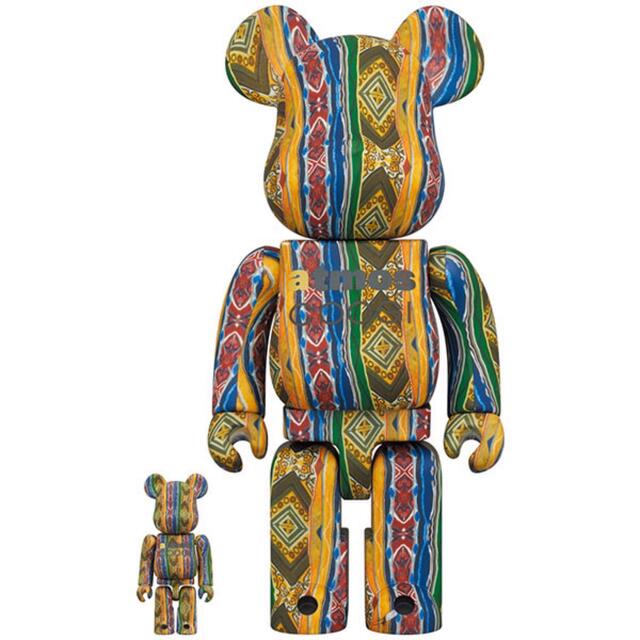 BE@RBRICK(ベアブリック)のBE@RBRICK  atmos × COOGI 100% & 400% エンタメ/ホビーのおもちゃ/ぬいぐるみ(キャラクターグッズ)の商品写真