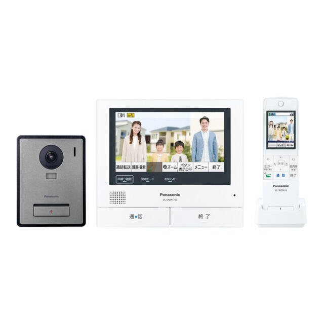 Panasonic(パナソニック)のテレビドアホン VL-SWE750KF.  未使用　即納 スマホ/家電/カメラのスマホ/家電/カメラ その他(防犯カメラ)の商品写真