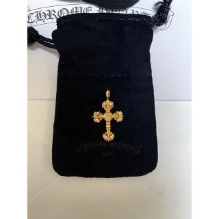 クロムハーツ(Chrome Hearts)のx様専用　クロムハーツ　22k タイニーフィリグリークロス　パヴェダイヤモンド(ネックレス)