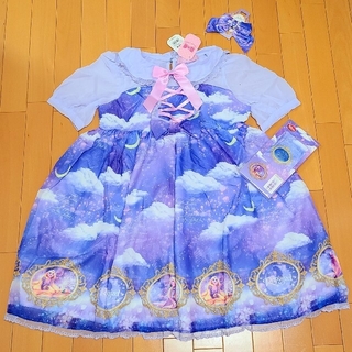 アンジェリックプリティー(Angelic Pretty)のAngelic Pretty×ラプンツェル★3点セット(ひざ丈ワンピース)