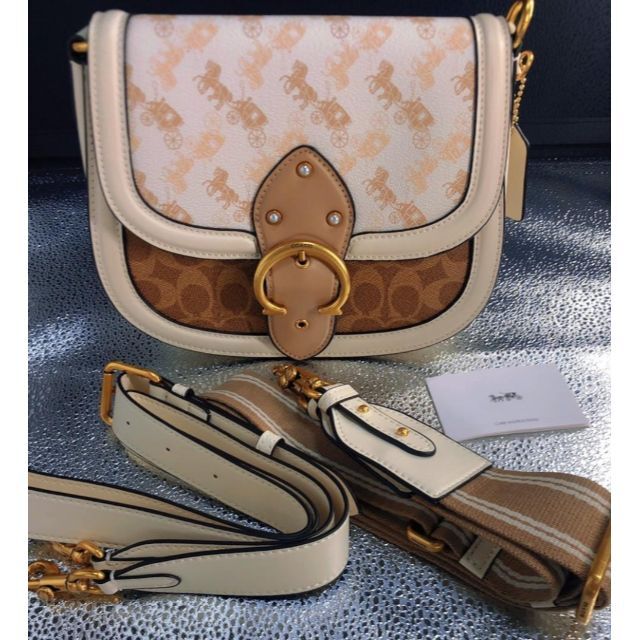 得価爆買い COACH - COACH 新品 ショルダーバッグ ビート サドル 馬車