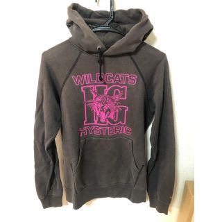 ヒステリックグラマー(HYSTERIC GLAMOUR)のHタグ90s HYSTERICGLAMOUR ヒステリックグラマー　猫　パーカー(パーカー)