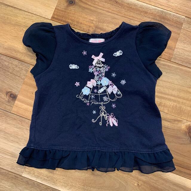 mezzo piano(メゾピアノ)のメゾピアノ　100サイズ キッズ/ベビー/マタニティのキッズ服女の子用(90cm~)(Tシャツ/カットソー)の商品写真