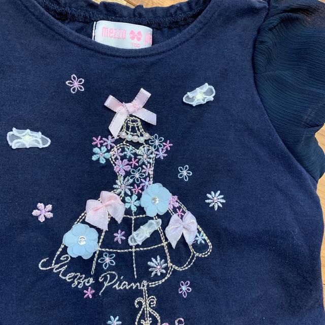 mezzo piano(メゾピアノ)のメゾピアノ　100サイズ キッズ/ベビー/マタニティのキッズ服女の子用(90cm~)(Tシャツ/カットソー)の商品写真