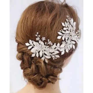 ウェディング　ヘアドレス　ヘアアクセサリー(ヘッドドレス/ドレス)