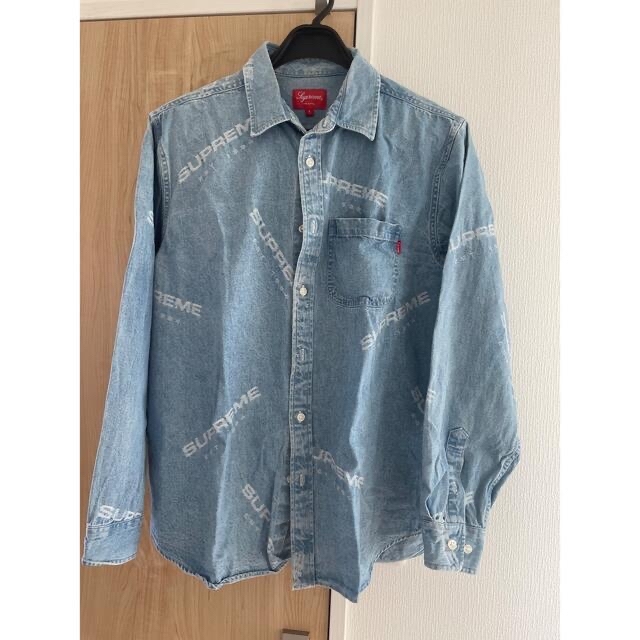 Supreme Jacquard Denim Shirt 17aw