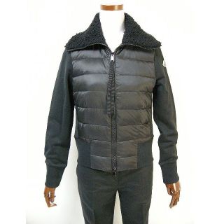 モンクレール(MONCLER)のサイズXS◆新品◆モンクレール スウェット切替ボア ダウンジャケット レディース(ダウンジャケット)