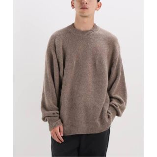 コモリ(COMOLI)のCOMOLI 20aw カシミヤ クルーネックニット  サイズ3(ニット/セーター)