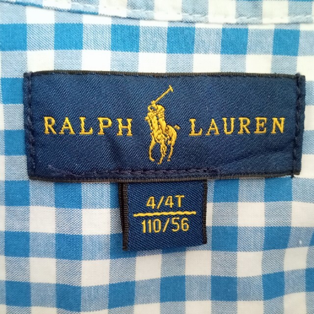 Ralph Lauren(ラルフローレン)のRALPH LAUREN　キッズ　シャツ　110 キッズ/ベビー/マタニティのキッズ服男の子用(90cm~)(ブラウス)の商品写真