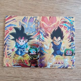 ドラゴンボール(ドラゴンボール)の値下げ　孫悟空Jr　ベジータJr　セット　SDBH(シングルカード)