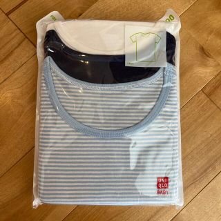 ユニクロ(UNIQLO)のユニクロ　インナー　半袖　100(下着)