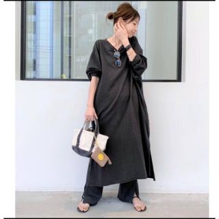 アパルトモンドゥーズィエムクラス(L'Appartement DEUXIEME CLASSE)のGOOD GRIEF PRINTED LONG DRESS(ロングワンピース/マキシワンピース)