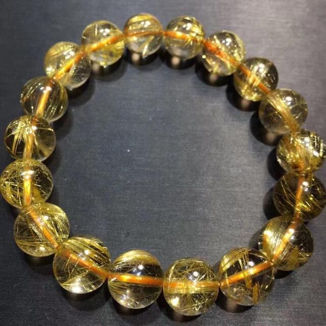 天然】タイチンルチルクオーツ ブレスレット 11mm - www.beher.com