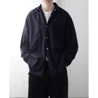 コモリ(COMOLI)の【19AW】comoli ナイロンシルク中綿 シャツジャケット サイズ 3(シャツ)