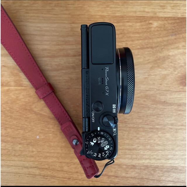 Canon(キヤノン)のCanon PowerShot G7X 1インチセンサ 純正本革ストラップセット スマホ/家電/カメラのカメラ(コンパクトデジタルカメラ)の商品写真