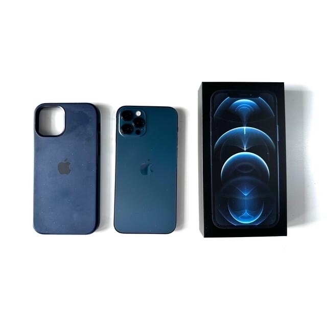 ブティック 箱付きiPhone 12 Pro パシフィックブルー 128 GB SIMフリー