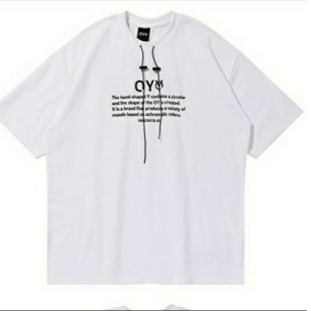 【即購入◎】OY Tシャツ ホワイト ワンポイント紐付 | フリマアプリ ラクマ
