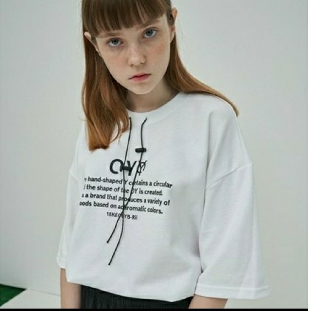 【即購入◎】OY Tシャツ ホワイト ワンポイント紐付