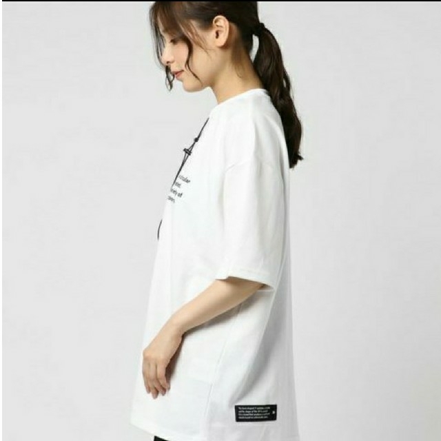【即購入◎】OY Tシャツ ホワイト ワンポイント紐付