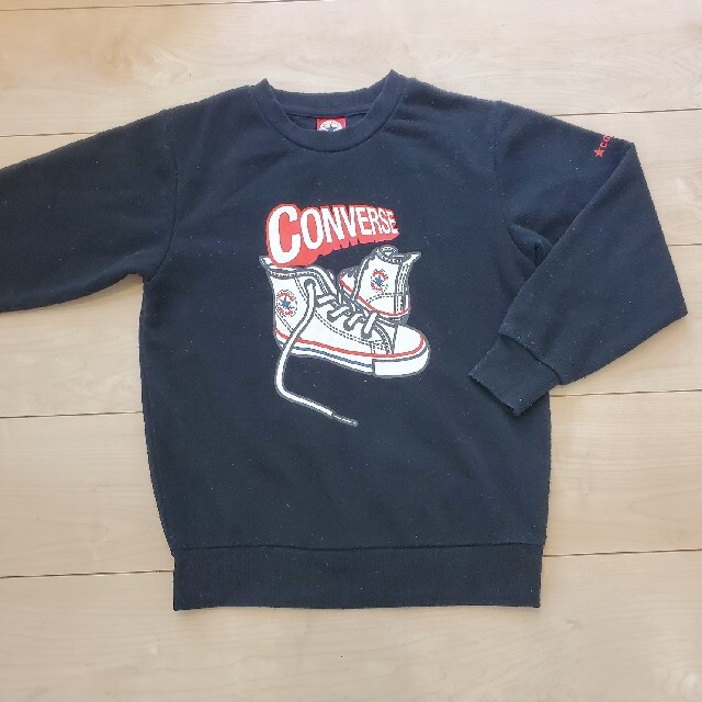 CONVERSE(コンバース)のCONVERSE　裏起毛トレーナー　130 キッズ/ベビー/マタニティのキッズ服男の子用(90cm~)(Tシャツ/カットソー)の商品写真