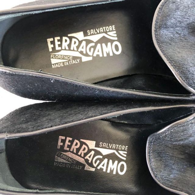 Salvatore Ferragamo(サルヴァトーレフェラガモ)の【保存袋付】サルバトーレフェラガモ ハラコ タッセルローファー 3E 9サイズ メンズの靴/シューズ(ドレス/ビジネス)の商品写真