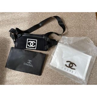 【ノベルティ】 シャネル CHANEL ポーチ 帆布 ボディバッグ 海外正規品