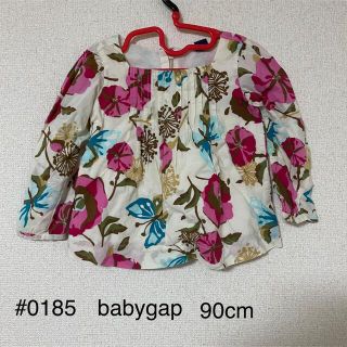 ベビーギャップ(babyGAP)の#0185 90cm ベビーギャップ 長袖 トップス 花柄(Tシャツ/カットソー)