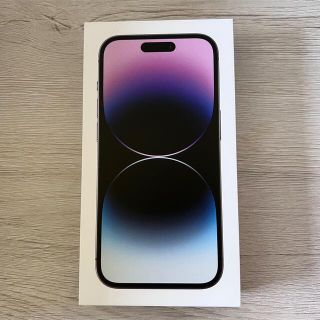 アイフォーン(iPhone)のiphone14 pro 128GB SIMフリー　ディープパープル(スマートフォン本体)